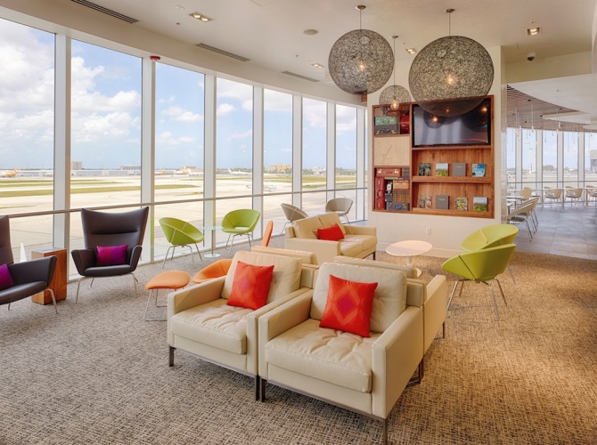 Novo Centurion Lounge Miami para clientes American Express